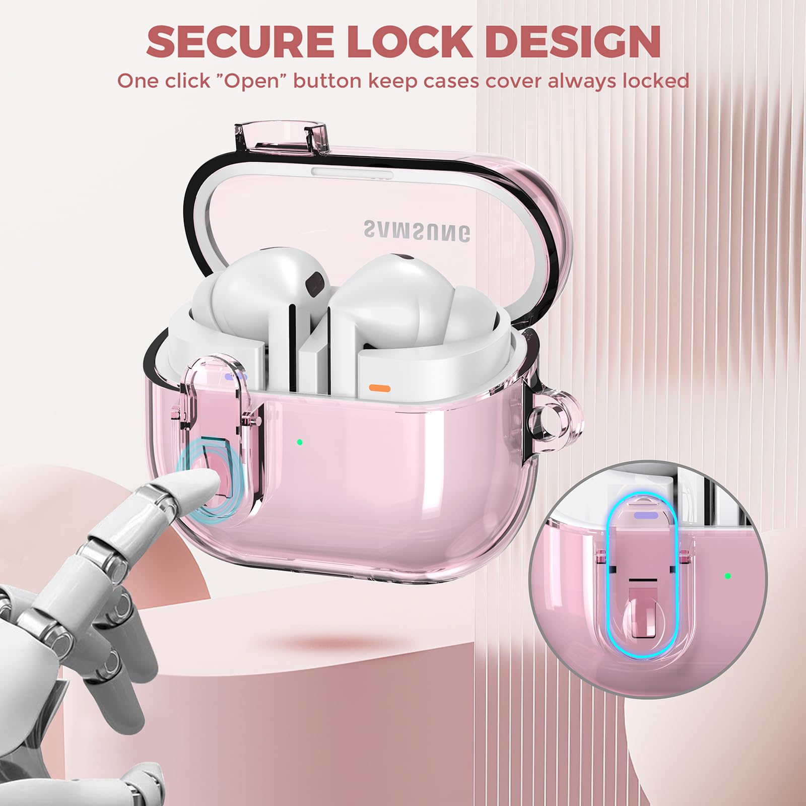Foto 3 pulgar | Funda Y Kit De Limpieza Para Samsung Galaxy Buds 3 Pro - Venta Internacional.