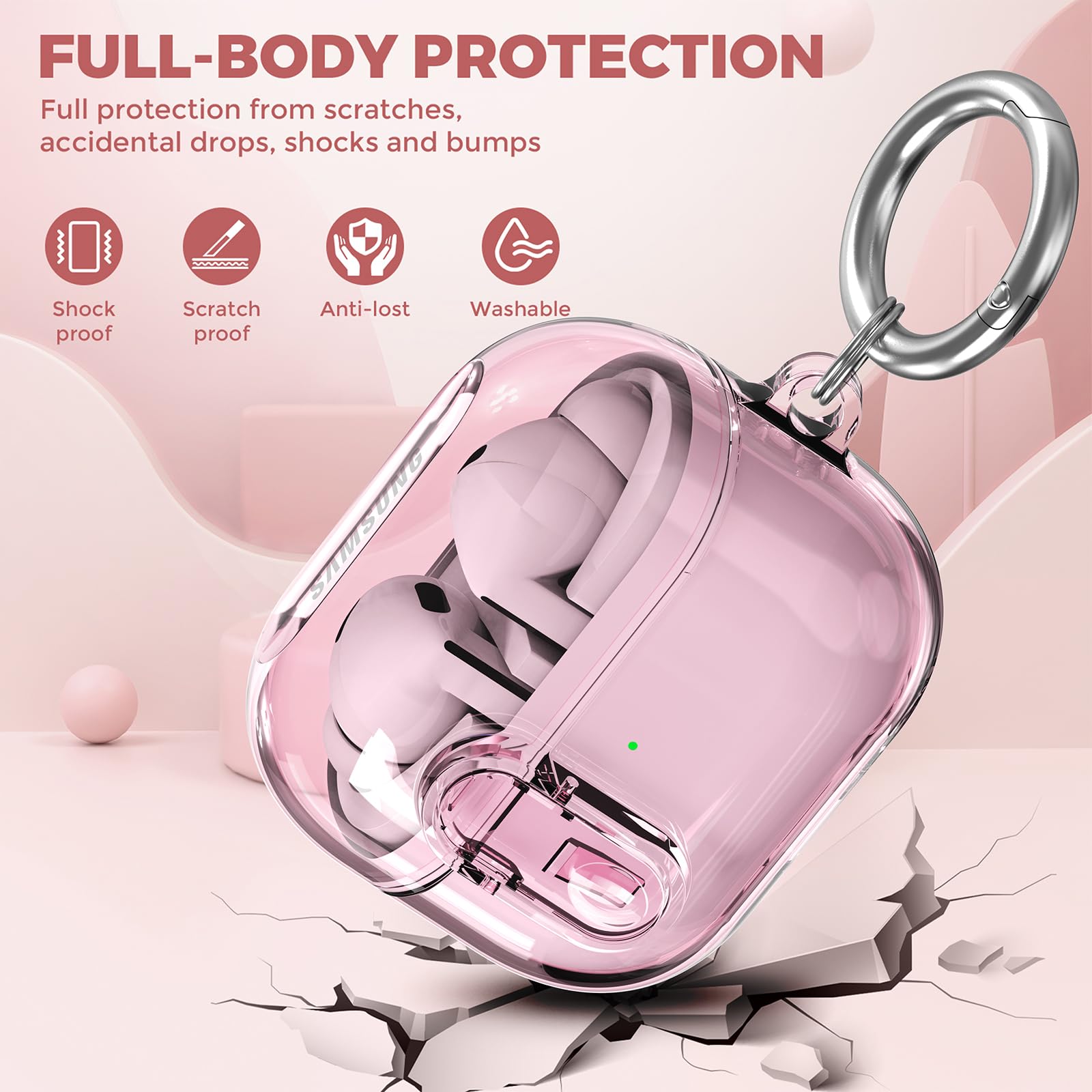 Foto 4 pulgar | Funda Y Kit De Limpieza Para Samsung Galaxy Buds 3 Pro - Venta Internacional.