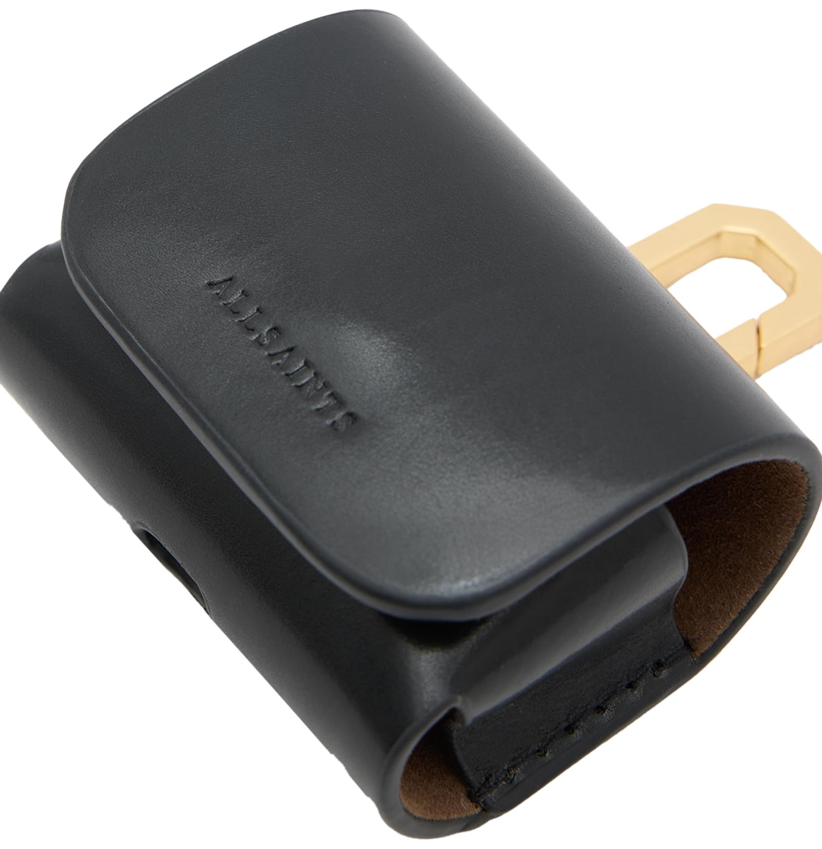 Foto 4 pulgar | Funda para Airpods Allsaints Negra Compatible con Apple Airpods - Venta Internacional