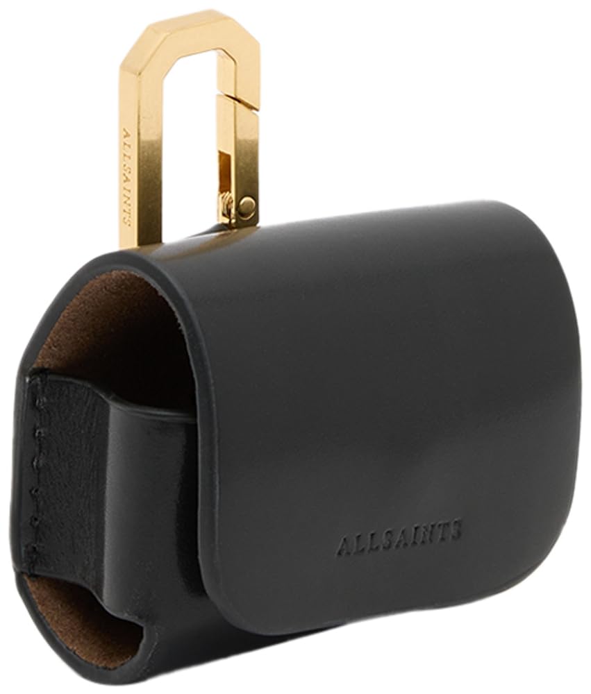 Foto 5 pulgar | Funda para Airpods Allsaints Negra Compatible con Apple Airpods - Venta Internacional