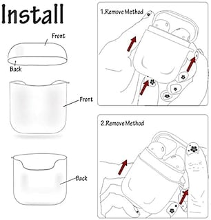 Foto 5 | Funda Rígida para Airpods Wonjury Tortoise para Airpods 2/1 - Venta Internacional