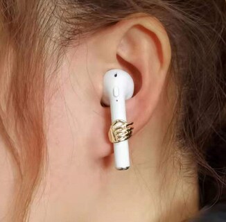 Foto 3 | Correa para Pendientes para Airpods 1 Y 2 con Forma De Mano Antipérdida - Venta Internacional