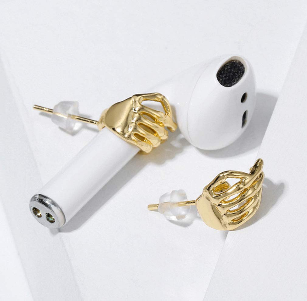 Foto 5 pulgar | Correa para Pendientes para Airpods 1 Y 2 con Forma De Mano Antipérdida - Venta Internacional