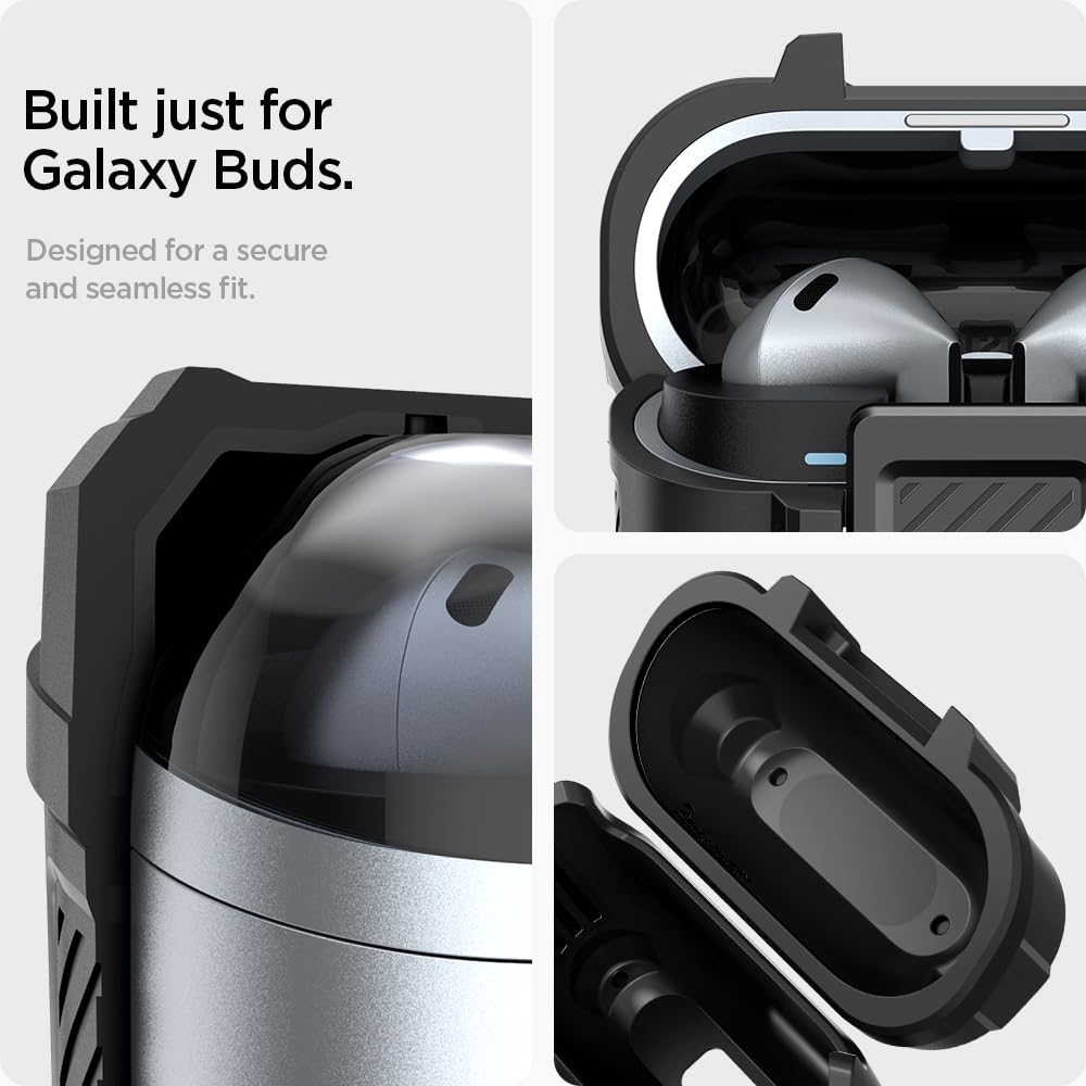 Foto 7 pulgar | Funda Spigen Lock Para Samsung Galaxy Buds3 Pro/3 (2024) - Venta Internacional.