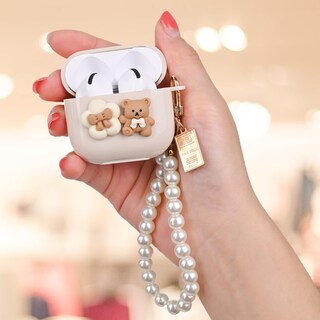 Foto 2 | Funda para AirPods 4 con Diseño de Pajony Lazo y Oso - Venta Internacional