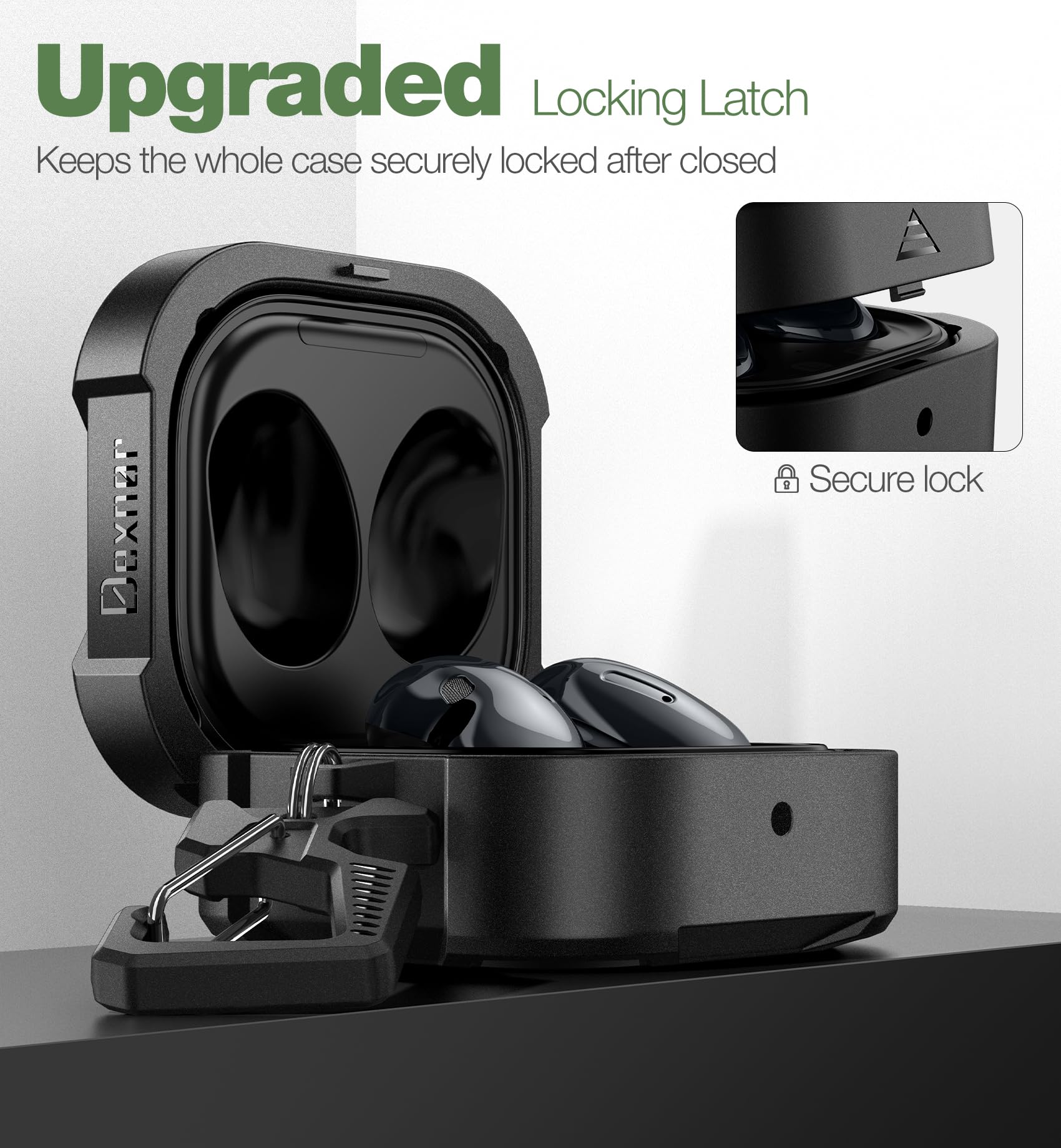 Foto 5 pulgar | Funda Dexnor para Samsung Galaxy Buds Fe Y Galaxy Buds 2 Pro - Venta Internacional