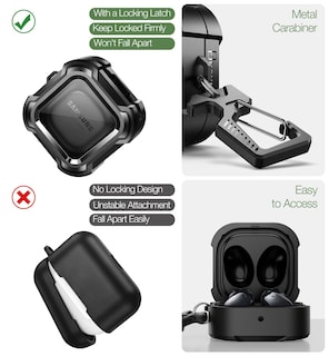 Foto 5 | Funda Dexnor para Samsung Galaxy Buds Fe Y Galaxy Buds 2 Pro - Venta Internacional
