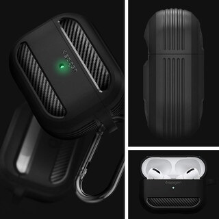 Foto 2 | Funda para Airpods Pro Spigen Rugged Armor con Llavero - Venta Internacional
