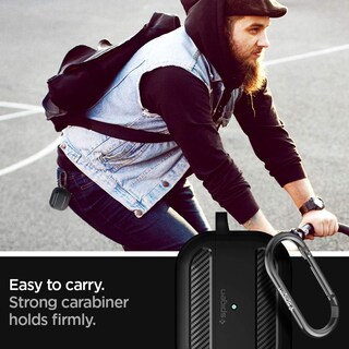 Foto 4 | Funda para Airpods Pro Spigen Rugged Armor con Llavero - Venta Internacional