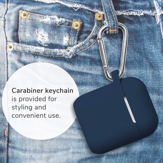 Foto 6 | Funda Protectora para Airpods Gmyle Silicone Azul Marino - Venta Internacional