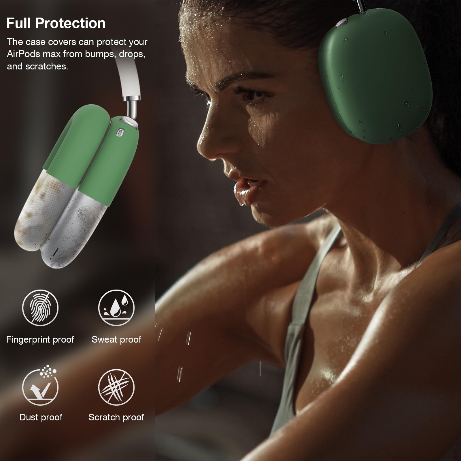 Foto 5 | Funda de Silicona para Airpods Max Brg - Venta Internacional