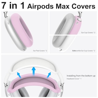 Foto 2 | Fundas de Silicona 7 en 1 para Airpods Max Brg - Venta Internacional