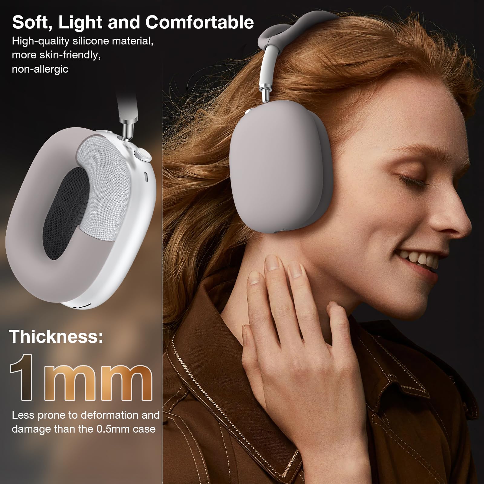 Foto 4 | Funda de Silicona para Airpods Max Brg - Venta Internacional
