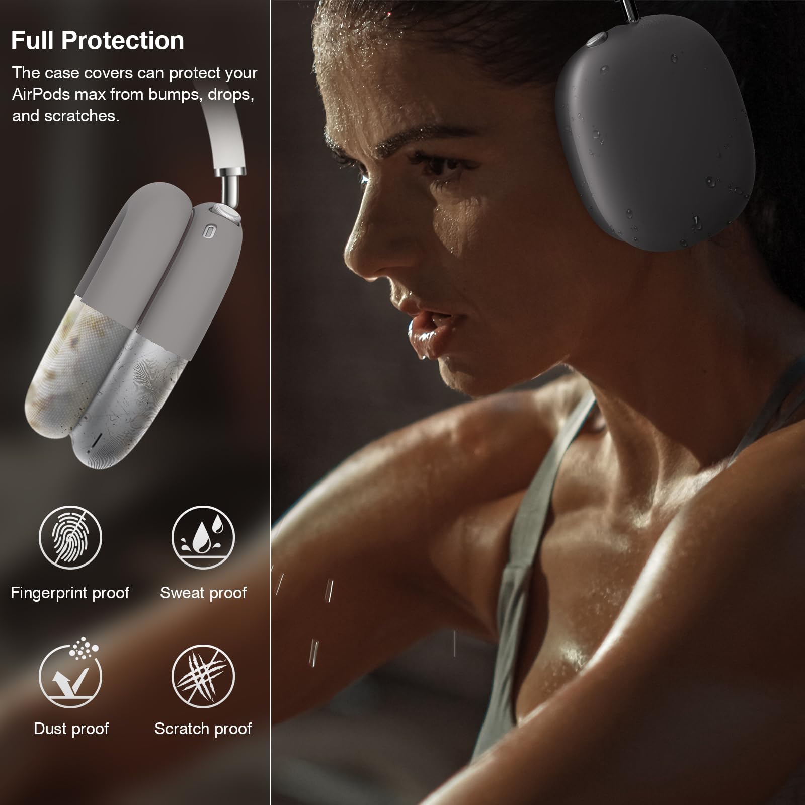 Foto 5 | Funda de Silicona para Airpods Max Brg - Venta Internacional