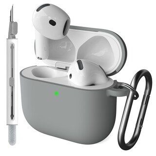 Foto 1 | Funda Damonlight para Airpods 4th Gen con Kit de Limpieza Gris - Venta Internacional