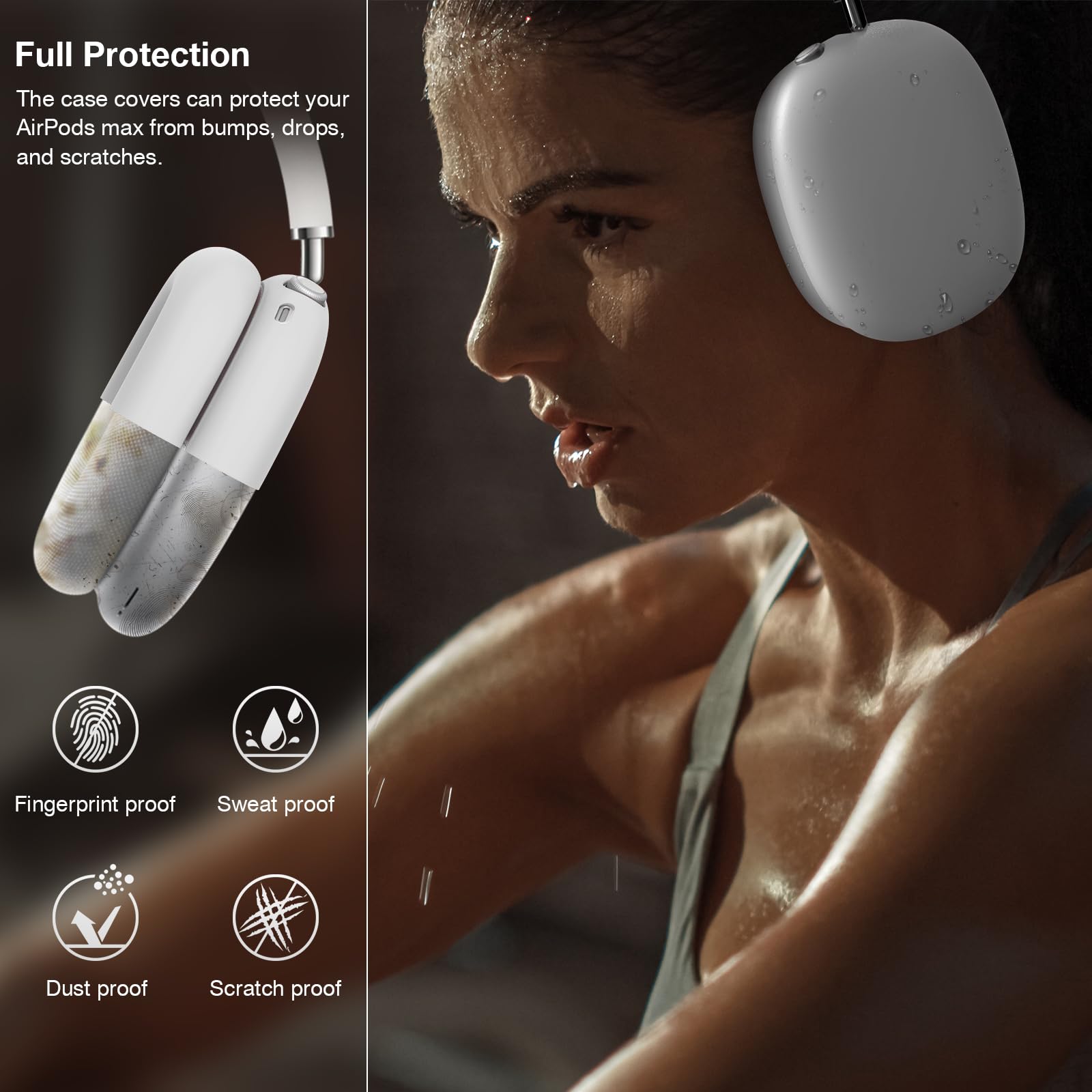 Foto 5 | Funda de Silicona para Airpods Max Brg - Venta Internacional