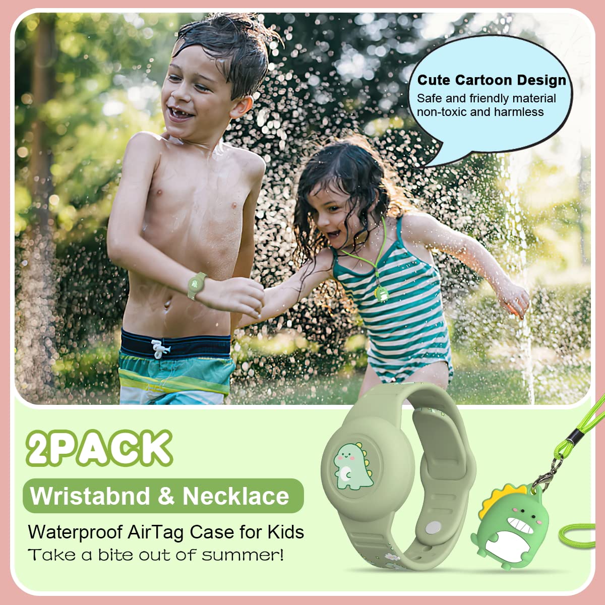 Foto 3 pulgar | Pulsera Airtag para Niños Y Collar Airtag Zoicip - Venta Internacional