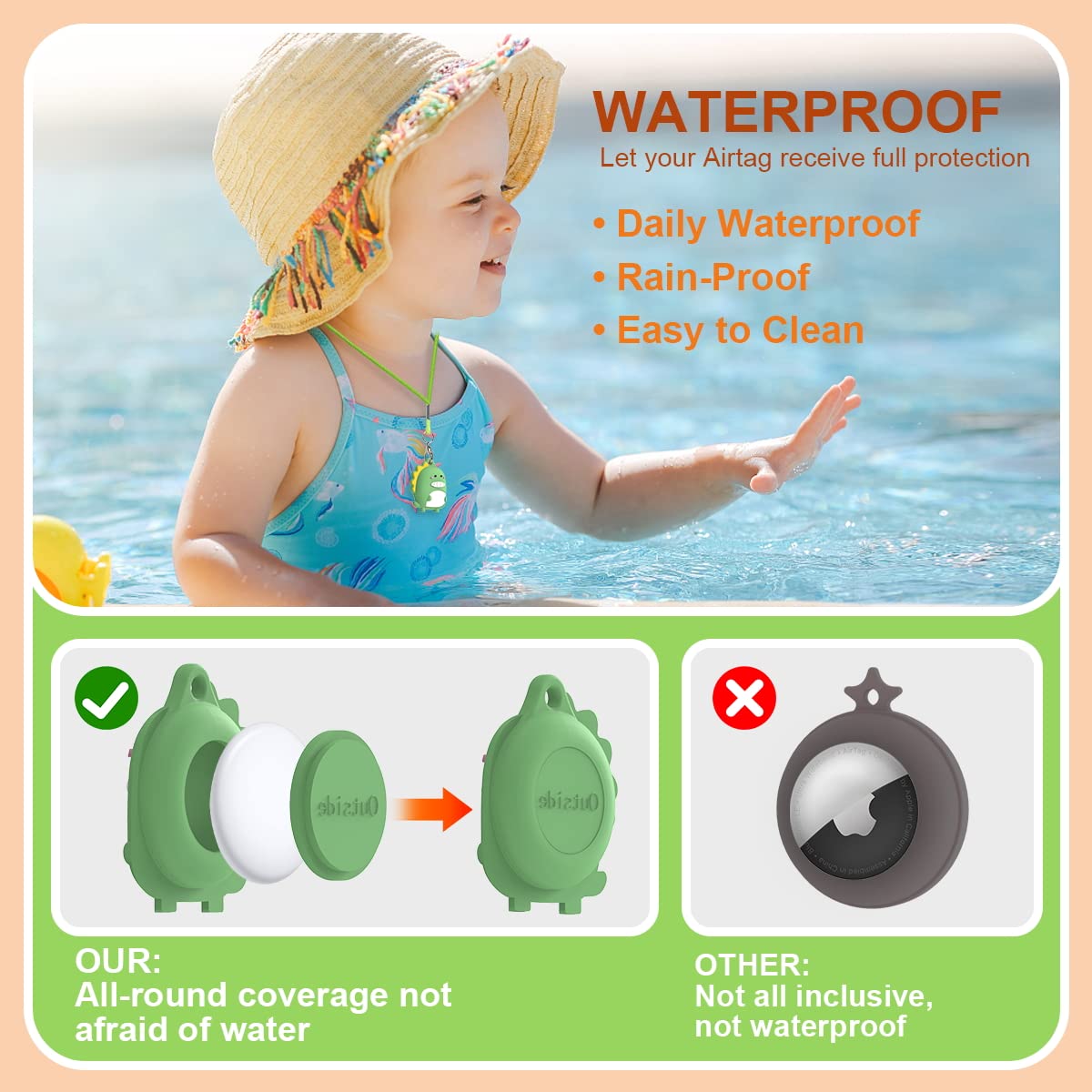 Foto 5 pulgar | Pulsera Airtag para Niños Y Collar Airtag Zoicip - Venta Internacional
