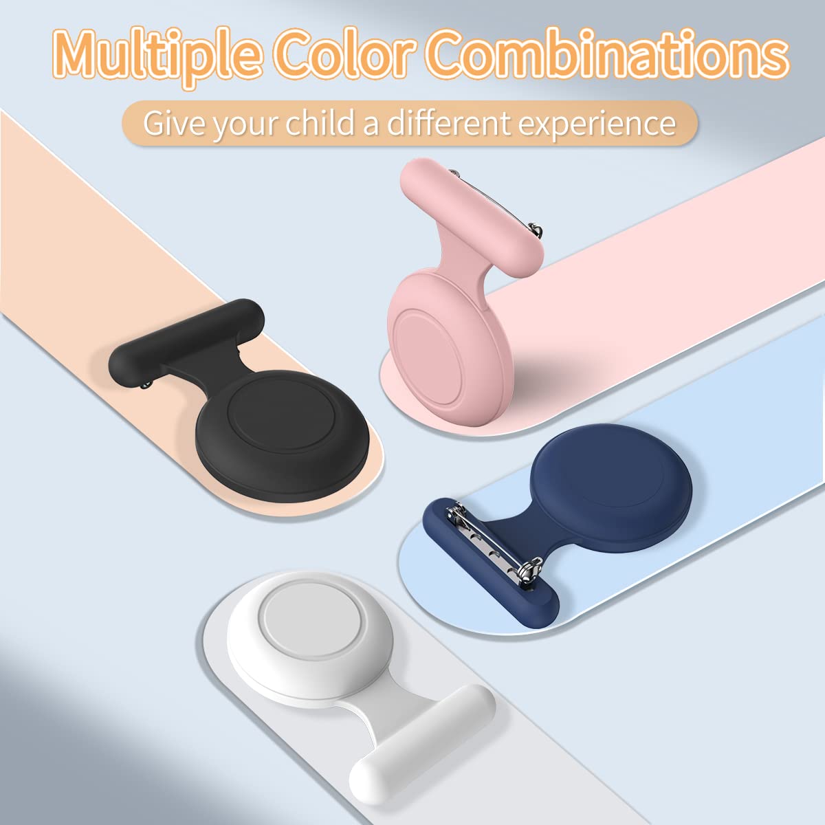 Foto 8 pulgar | Soporte para Airtag Suihuoji Para Niños Impermeable Con Broche De Alfiler - Venta Internacional