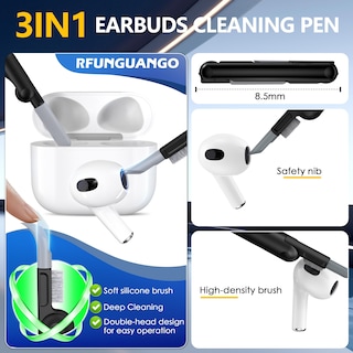Foto 6 | Funda para Airpods 3a Generación Rfunguango Secure Lock Azul - Venta Internacional