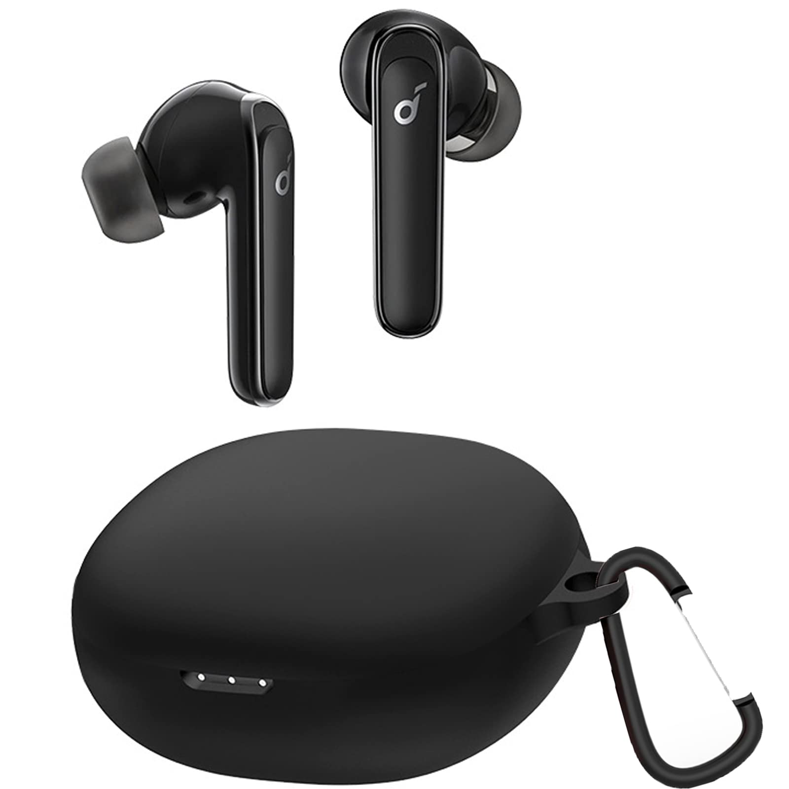 Foto 2 pulgar | Funda Para Lamshaw Soundcore Life P3 Tpu Con Llavero, Color Negro - Venta Internacional.