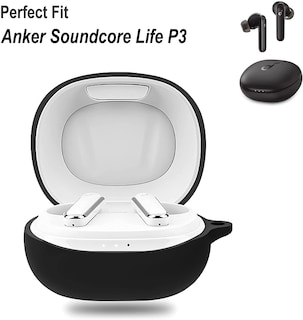Foto 3 | Funda Para Lamshaw Soundcore Life P3 Tpu Con Llavero, Color Negro - Venta Internacional.