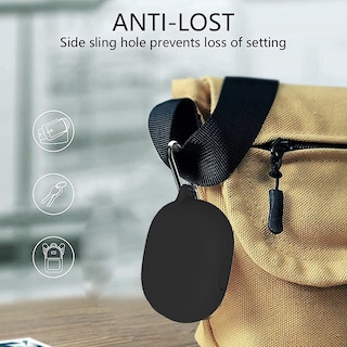 Foto 5 | Funda Para Lamshaw Soundcore Life P3 Tpu Con Llavero, Color Negro - Venta Internacional.