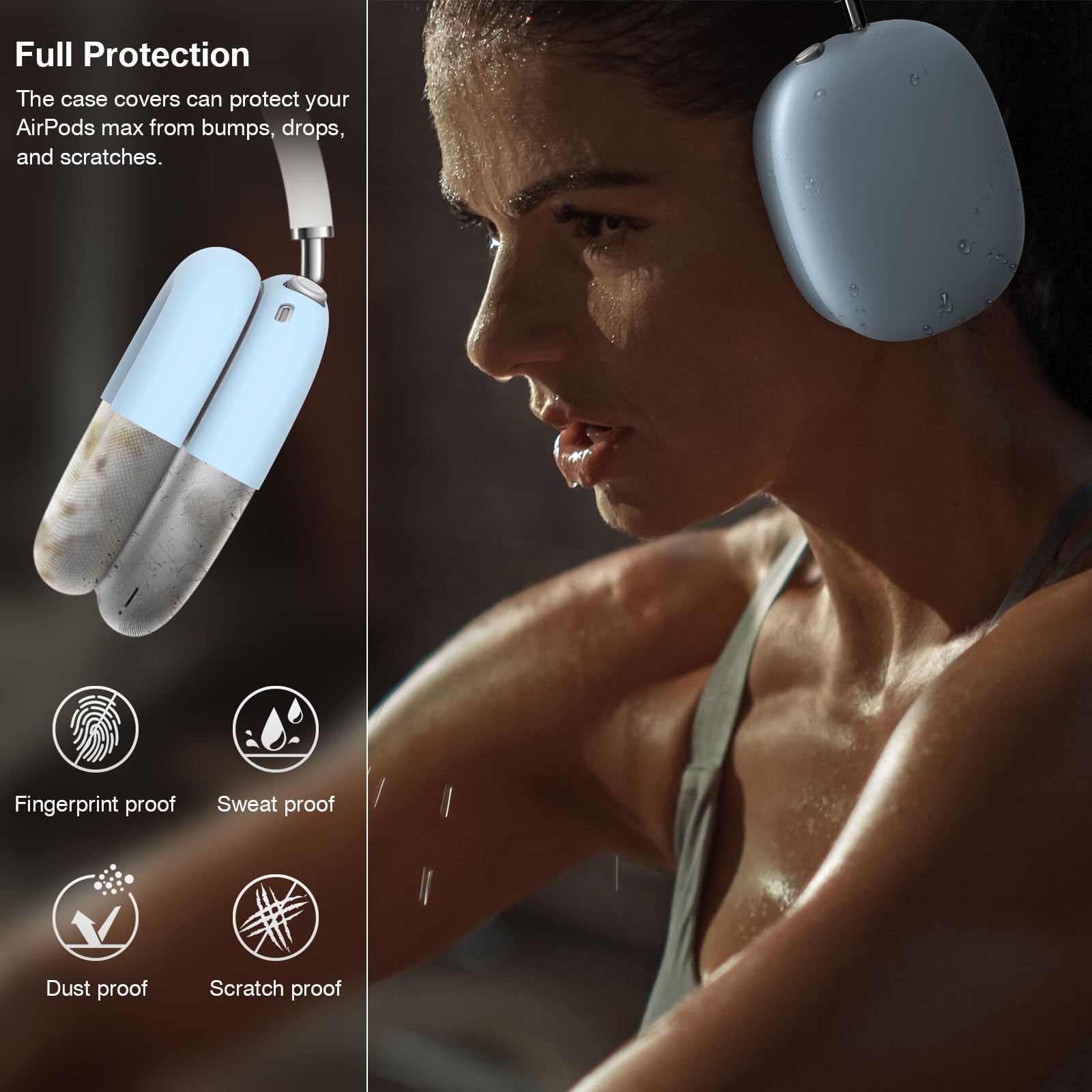 Foto 5 | Fundas de Silicona para Airpods Max Brg 7 en 1 - Venta Internacional