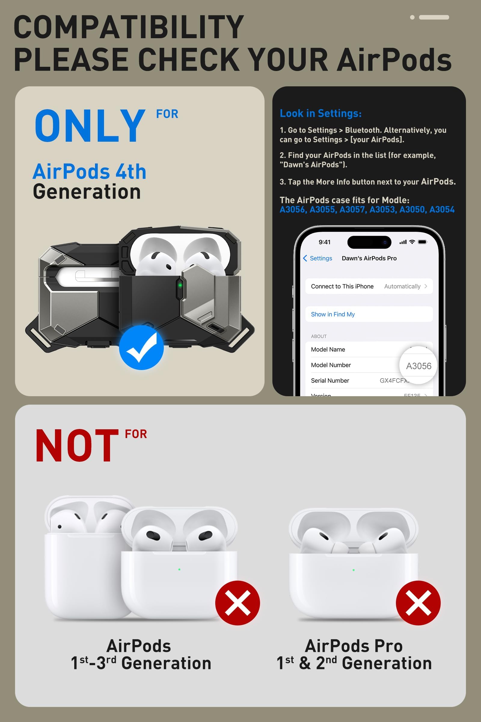 Foto 3 pulgar | Funda I-blason para Airpods 4-Venta Internacional