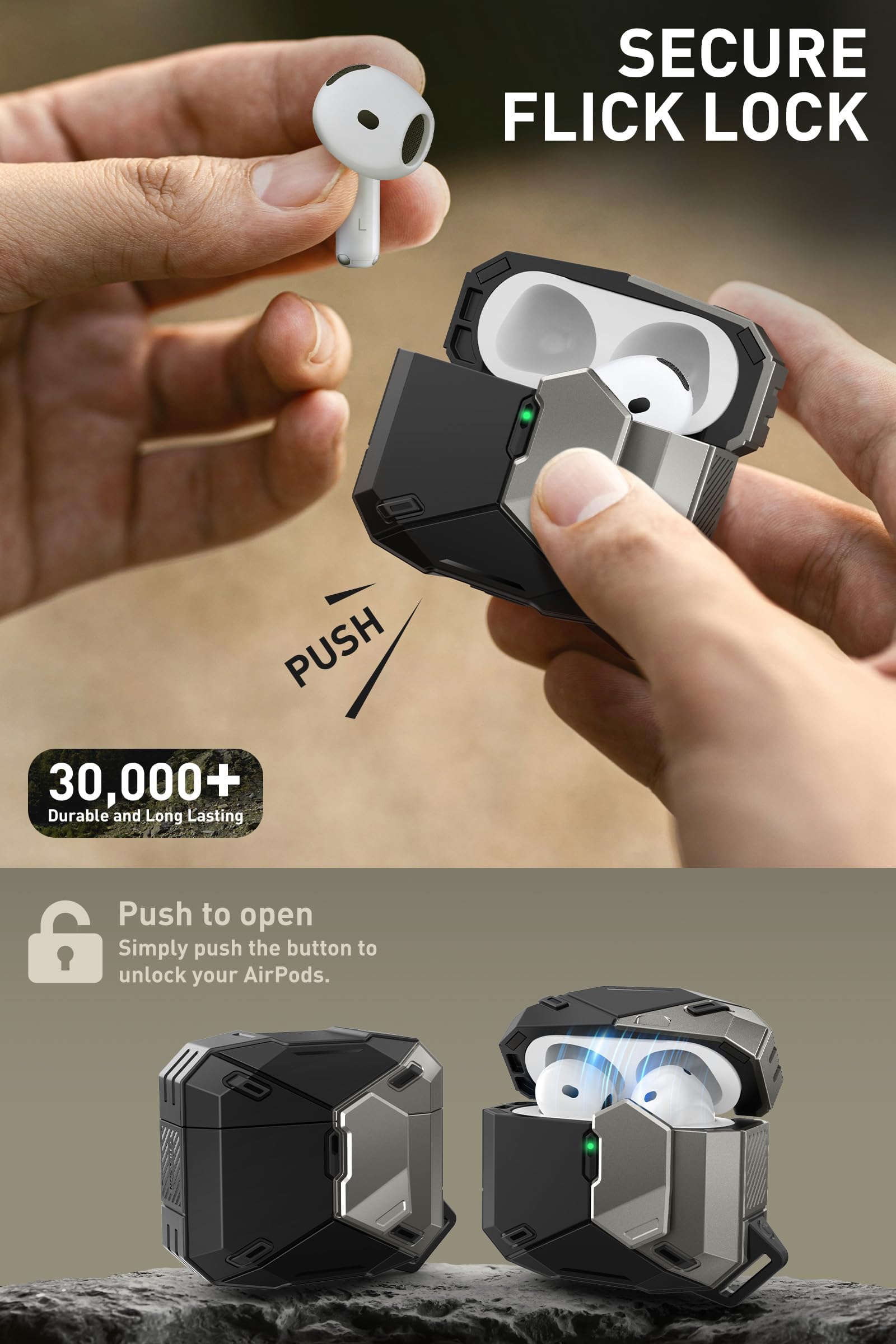 Foto 4 pulgar | Funda I-blason para Airpods 4-Venta Internacional