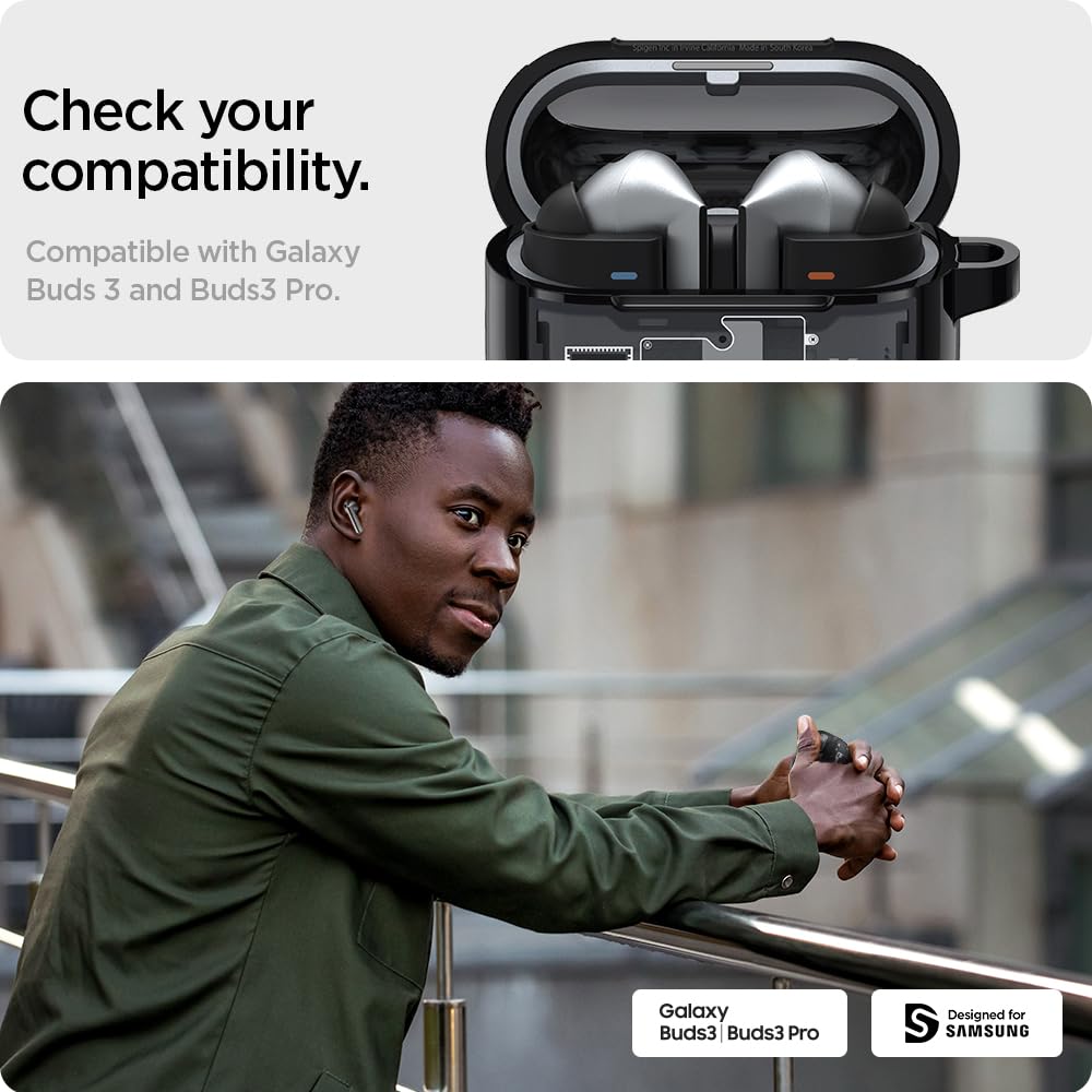 Foto 3 pulgar | Funda Protectora Spigen Ultra Hybrid para Samsung Galaxy Buds3 Pro y Galaxy Buds 3 - Venta Internacional