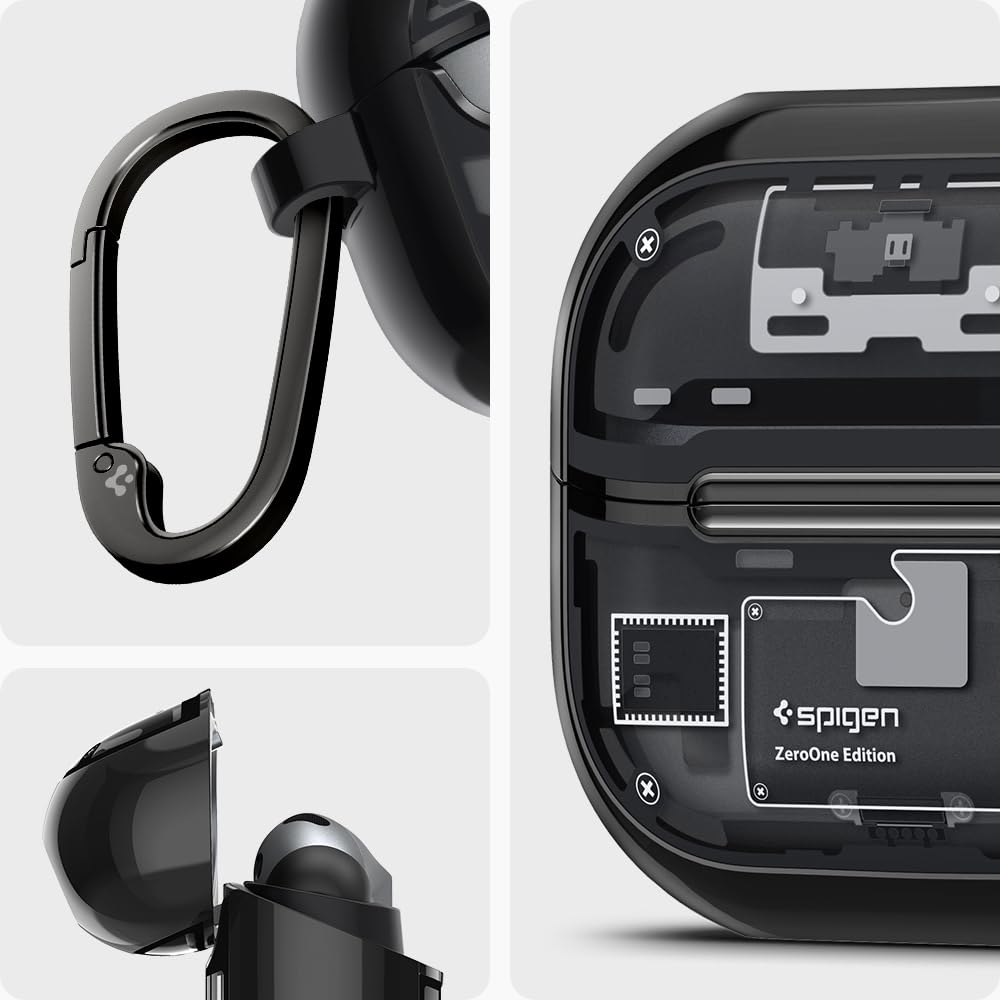 Foto 4 pulgar | Funda Protectora Spigen Ultra Hybrid para Samsung Galaxy Buds3 Pro y Galaxy Buds 3 - Venta Internacional