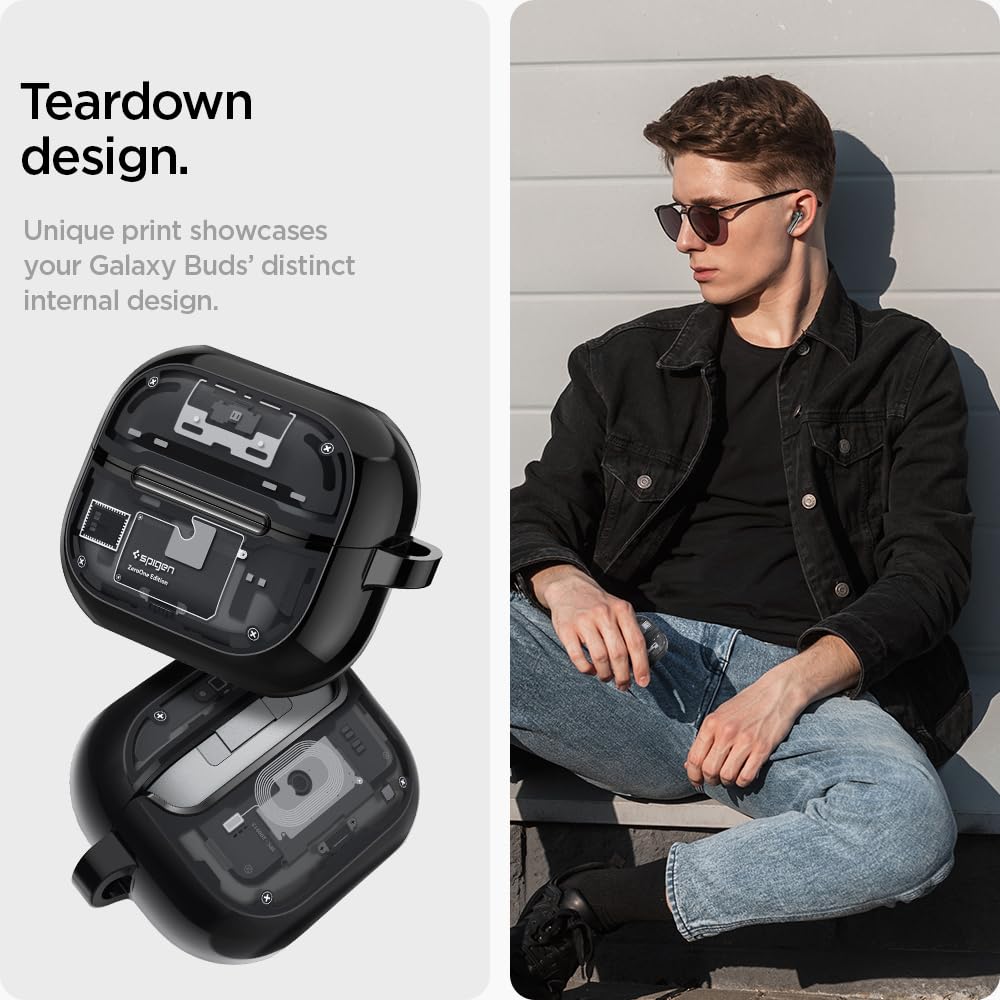 Foto 4 | Funda Protectora Spigen Ultra Hybrid para Samsung Galaxy Buds3 Pro y Galaxy Buds 3 - Venta Internacional