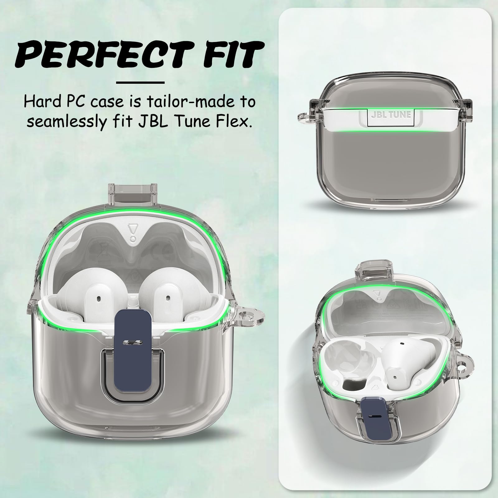 Foto 3 pulgar | Funda Protectora para Jbl Tune Flex con Llavero - Venta Internacional