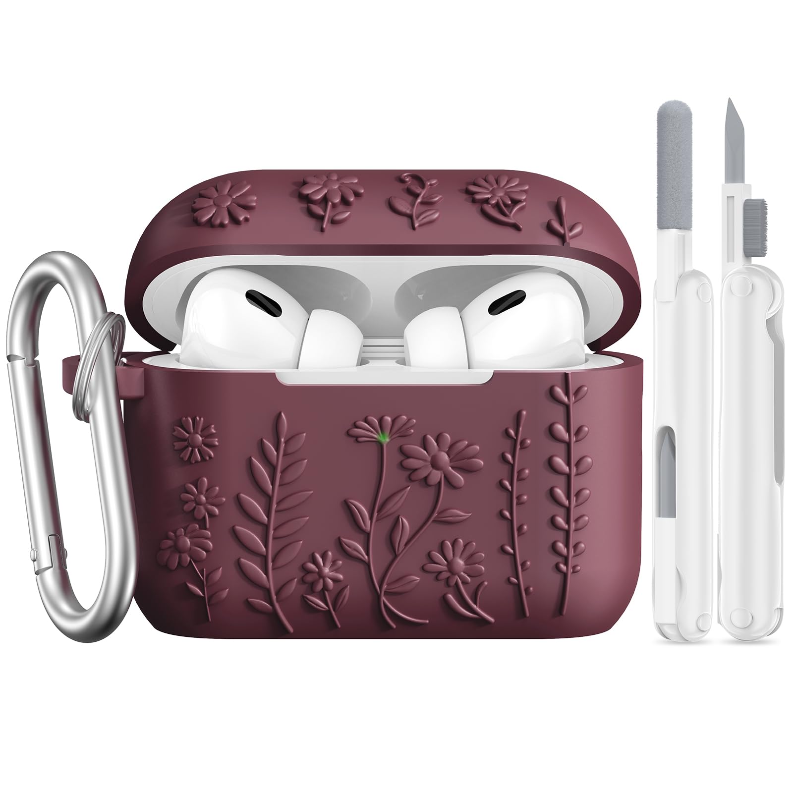 Foto 2 pulgar | Funda Airspo AirPods Pro de Segunda Generación de Silicona - Venta Internacional