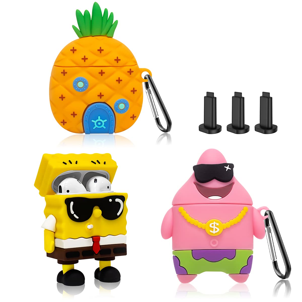 Foto 2 pulgar | Fundas Suihuoji 3 Piezas para Audífonos True Wireless-Venta Internacional