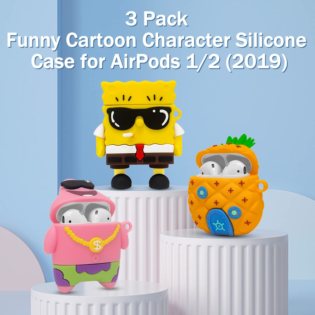Foto 2 | Fundas Suihuoji 3 Piezas para Audífonos True Wireless-Venta Internacional