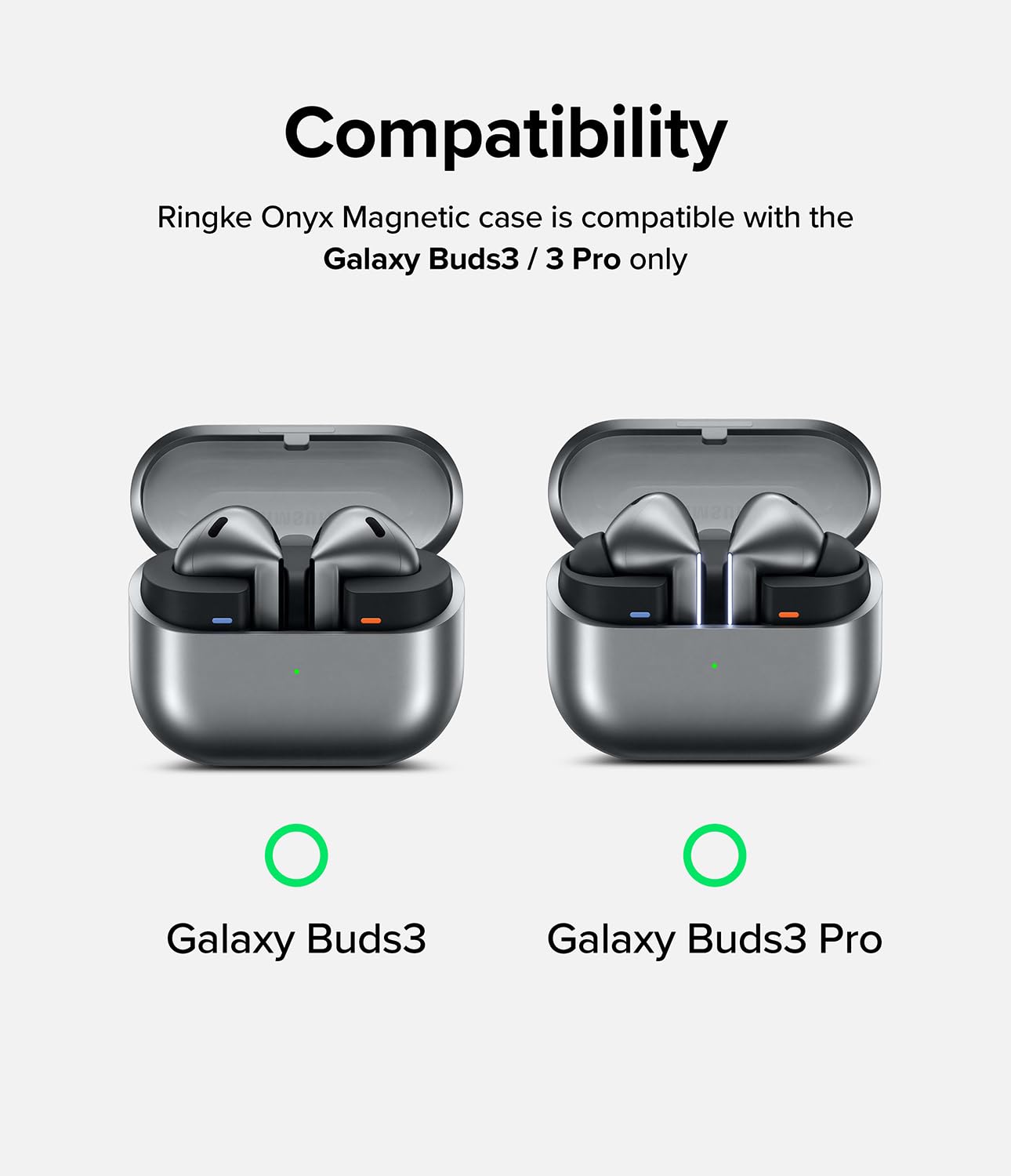 Foto 3 pulgar | Funda Magnética Ringke Onyx Compatible Con Samsung Galaxy Buds 3 - Venta Internacional.