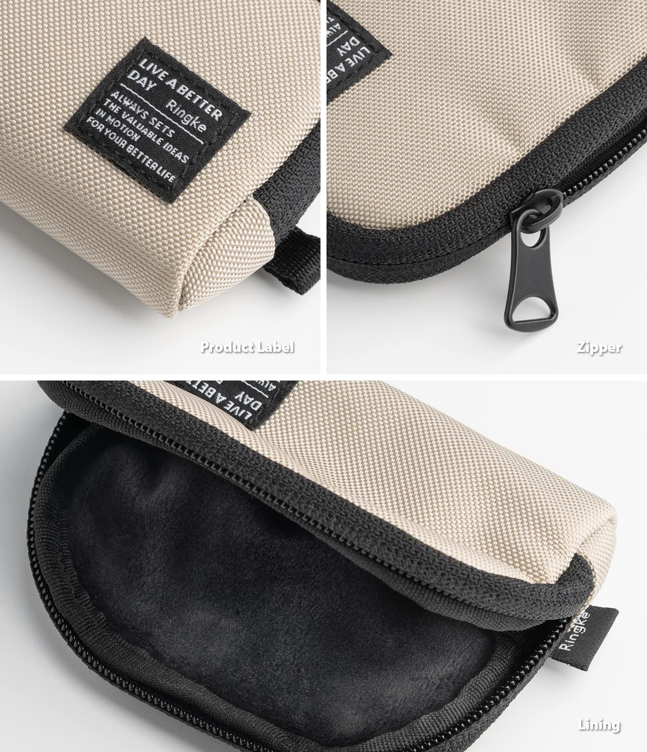 Foto 4 pulgar | Minibolsa Pouch Ringke Con Medio Bolsillo Para Airpods Pro De Segunda Generación - Venta Internacional.