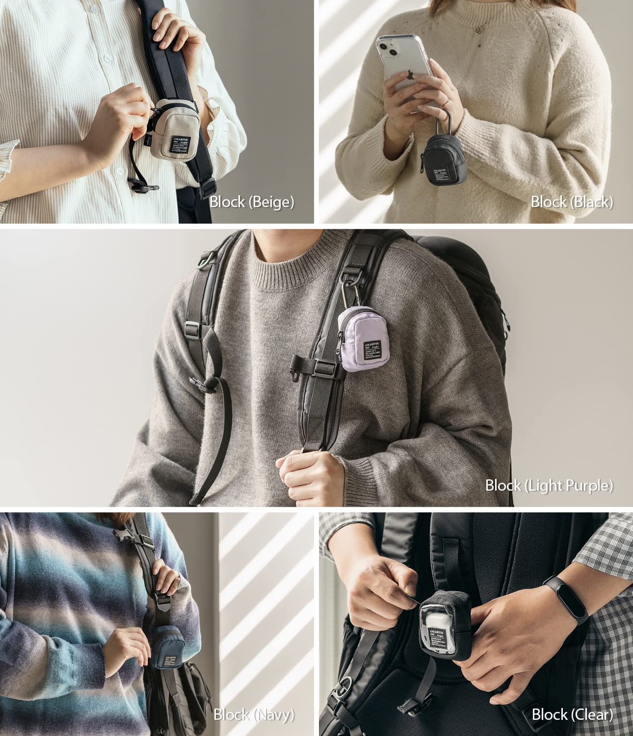 Foto 5 | Pouch Bag Ringke Mini Pouch Block Para Airpods Pro De 2.ª Generación - Venta Internacional.