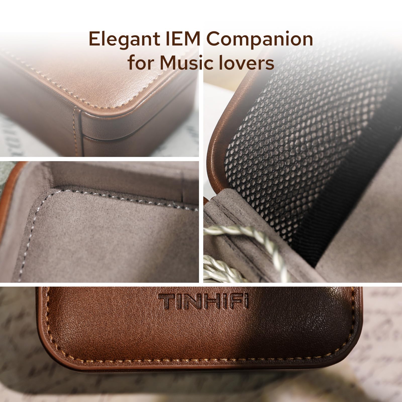 Foto 7 pulgar | Funda De Almacenamiento Linsoul Tin Hifi Portátil De Piel Sintética Para T2 T3 T2 Pro - Venta Internacional.