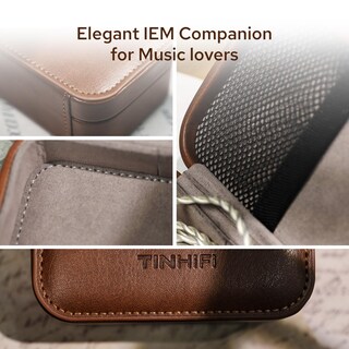 Foto 6 | Funda De Almacenamiento Linsoul Tin Hifi Portátil De Piel Sintética Para T2 T3 T2 Pro - Venta Internacional.