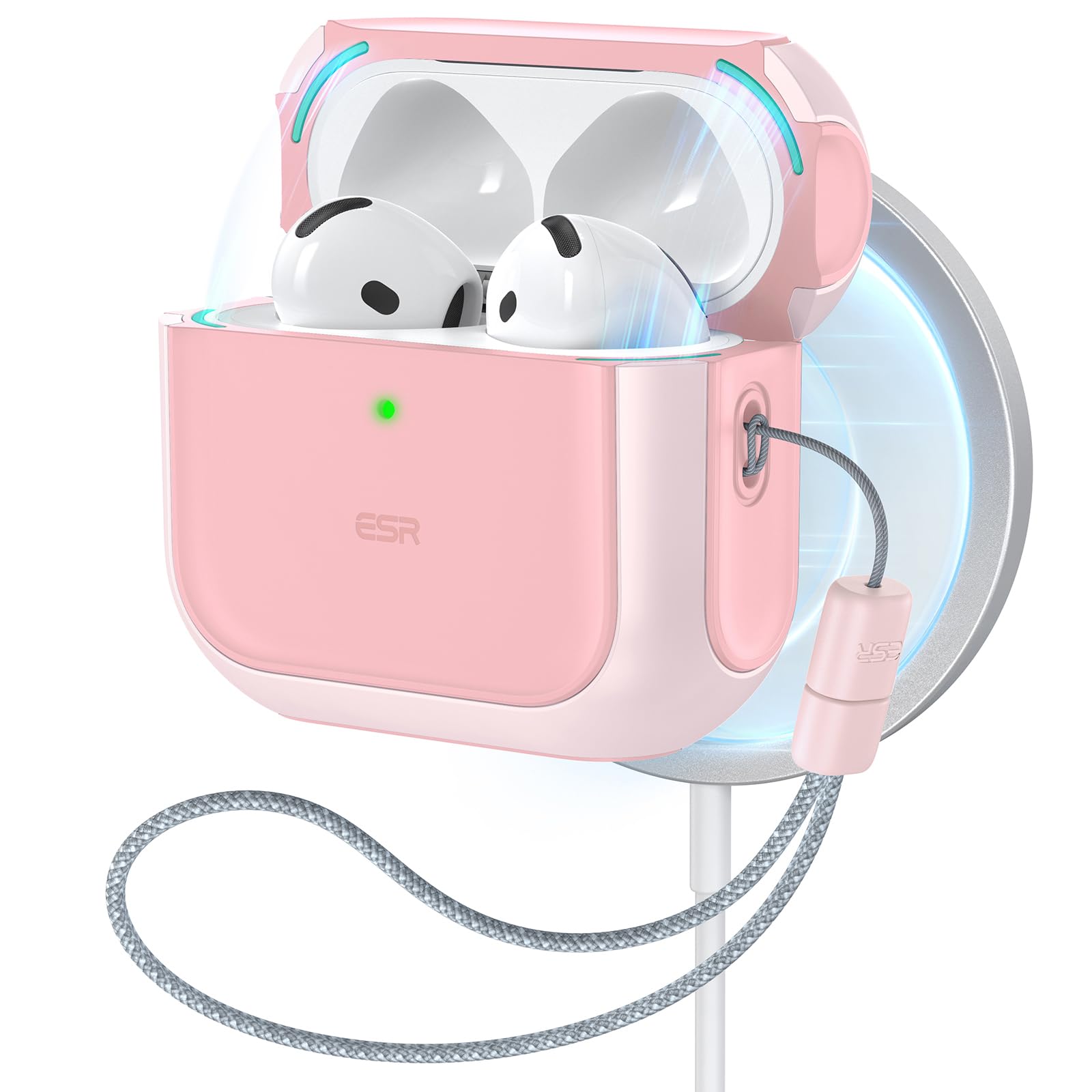 Foto 2 pulgar | Funda para AirPods 4.a Generación ESR Rosa - Venta Internacional
