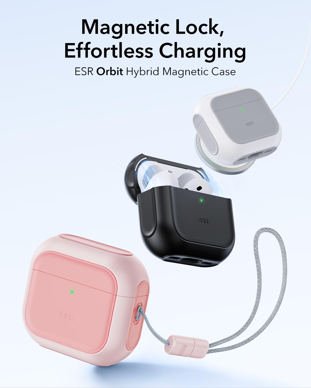 Foto 4 pulgar | Funda para AirPods 4.a Generación ESR Rosa - Venta Internacional
