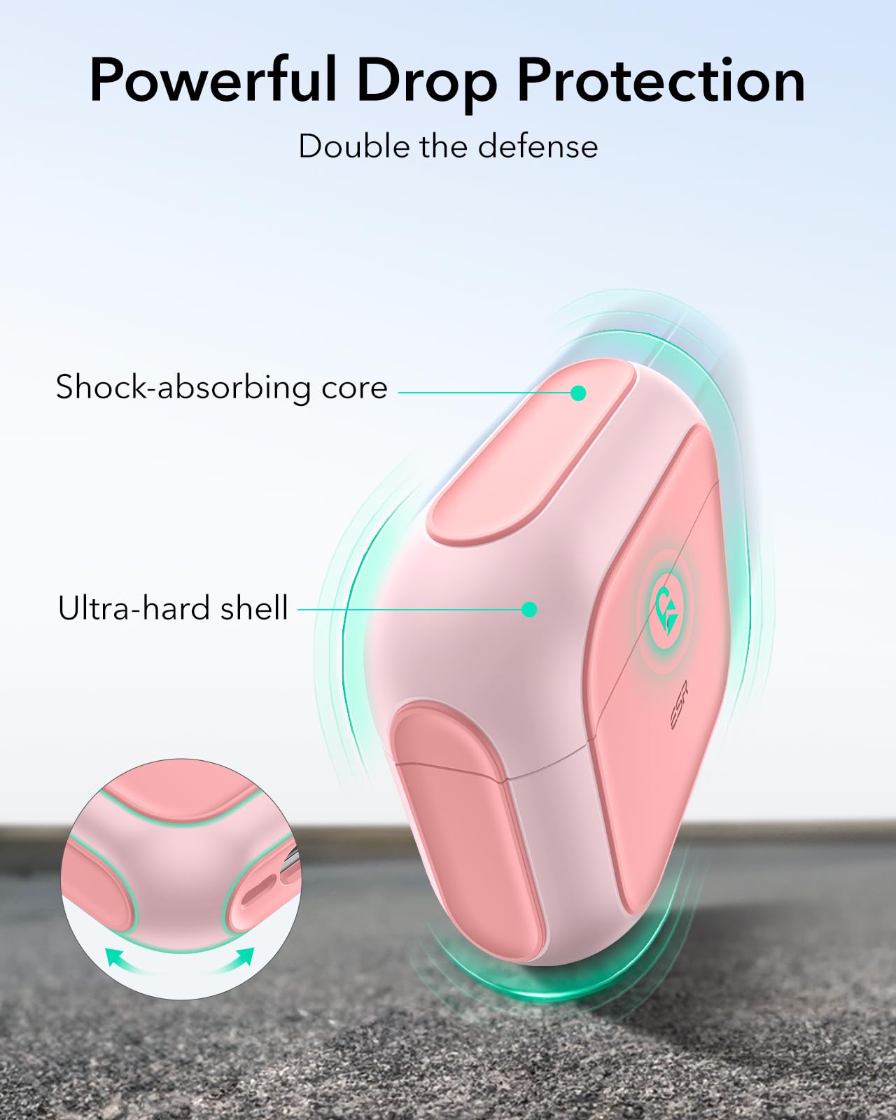 Foto 7 pulgar | Funda para AirPods 4.a Generación ESR Rosa - Venta Internacional