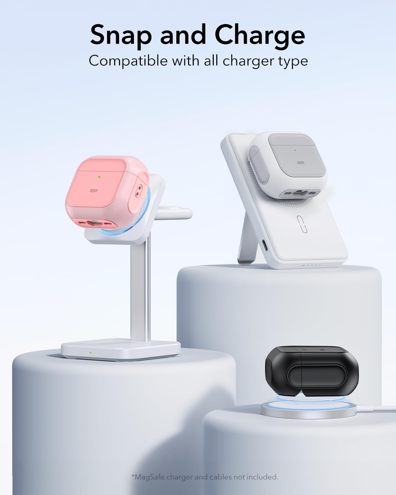 Foto 8 pulgar | Funda para AirPods 4.a Generación ESR Rosa - Venta Internacional