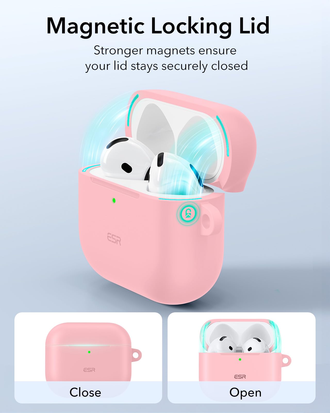 Foto 5 pulgar | Funda para AirPods 4.a Generación ESR Rosa - Venta Internacional