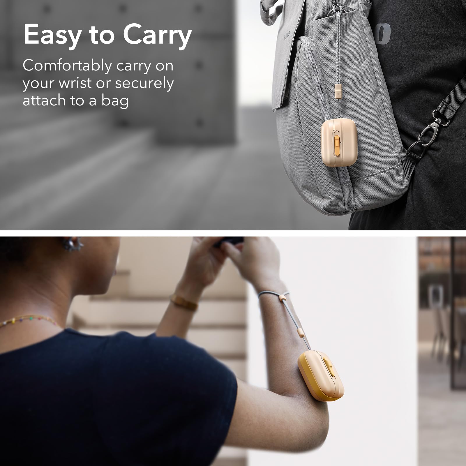 Foto 8 pulgar | Funda para AirPods Pro 1.a y 2.a Generación ESR Amarillo- Venta Internacional