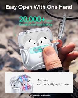 Foto 5 | Funda para AirPods 4.a Generación ESR Gris - Venta Internacional