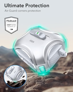 Foto 7 | Funda para AirPods 4.a Generación ESR Gris - Venta Internacional